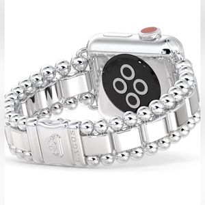 Lagos Smart Caviar Sterling Silver 38mm 40mm 42mm 44mm Apple Watch Bracelet NEW